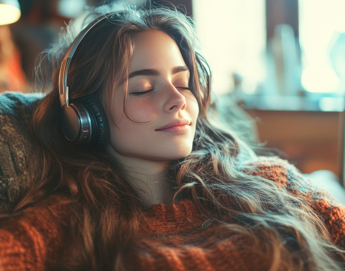 Relax with Premium Over-Ear Listening for Pure Rejuvenation Moments